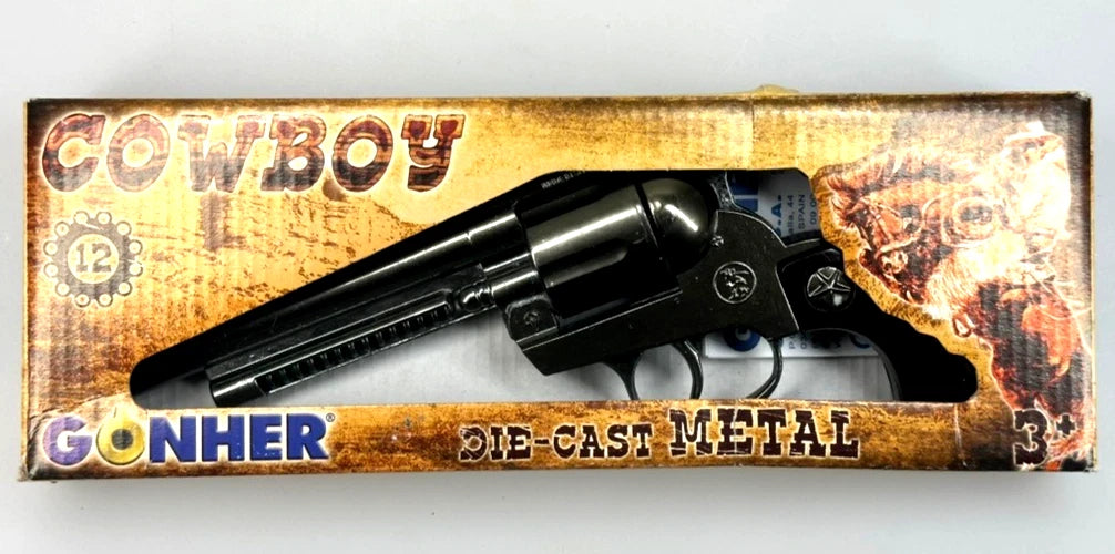 12 Shot LAWMAKER Colt Peacemaker Cap Gun Gonher Spain (121/0)