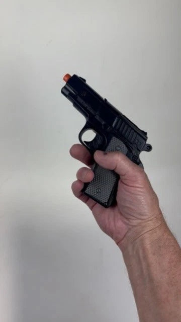 TOY Diecast BERETTA Compact 1911 Metal Ring Cap Pistol Gun Capgun Spain