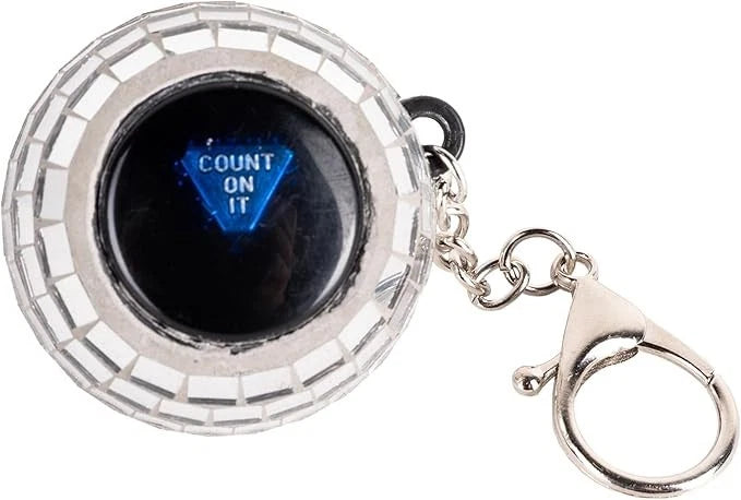 DISCO DECISION BALL Magic 8 Question Answer Key Ring
