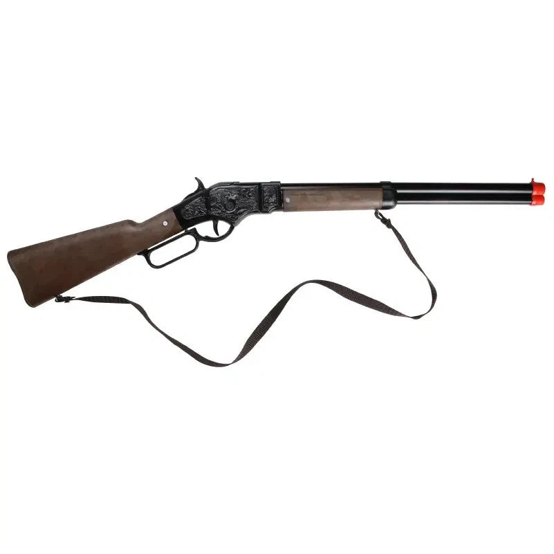 Share TOY LIL' HENRY (black) Lever Action Rifle Metal Cap Gun Capgun Gonher Spain (Copy)