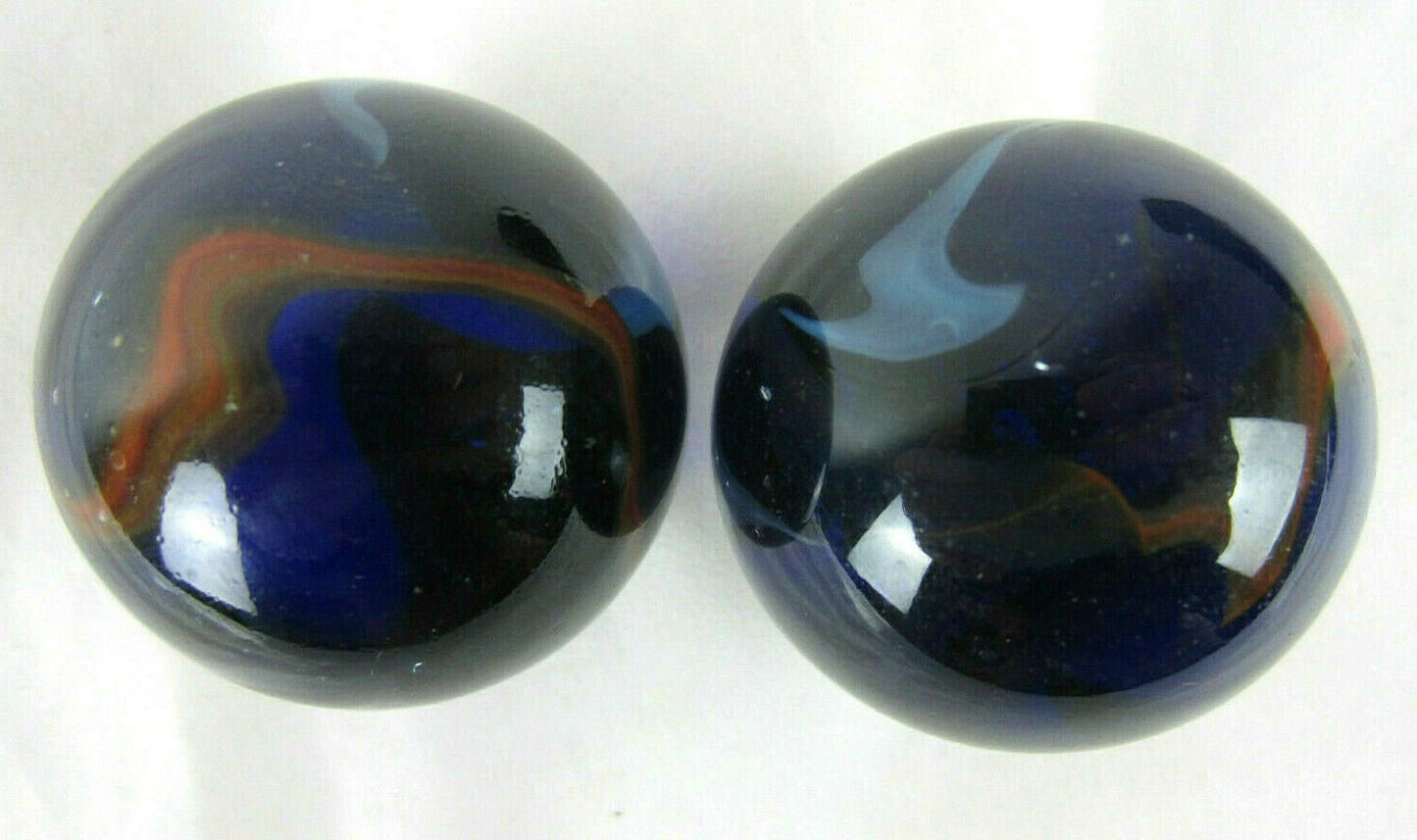 2 MAMMOTH 42mm DRAGONFLY Glass Marbles