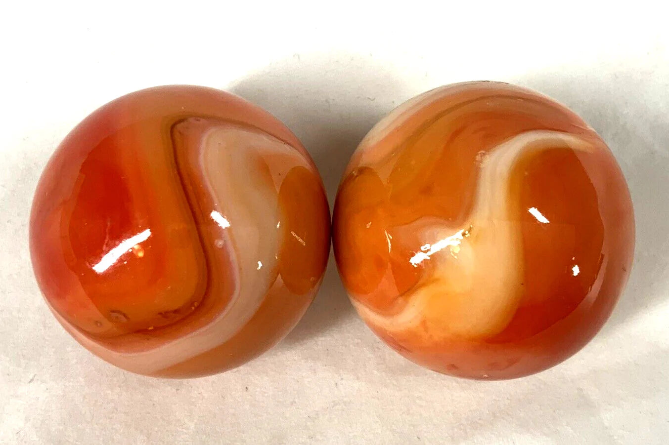 2 BOULDERS 35mmT-REX Glass Marbles