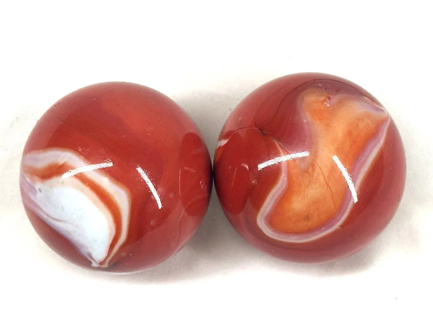 2 BOULDERS 35mmT-REX Glass Marbles