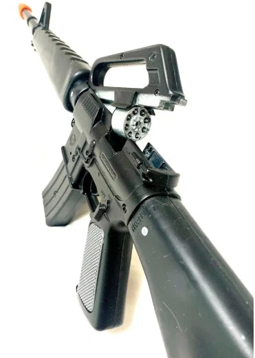 TOY Cap Gun M-16 ARMY Marine Rifle Military DIECAST METAL Capgun