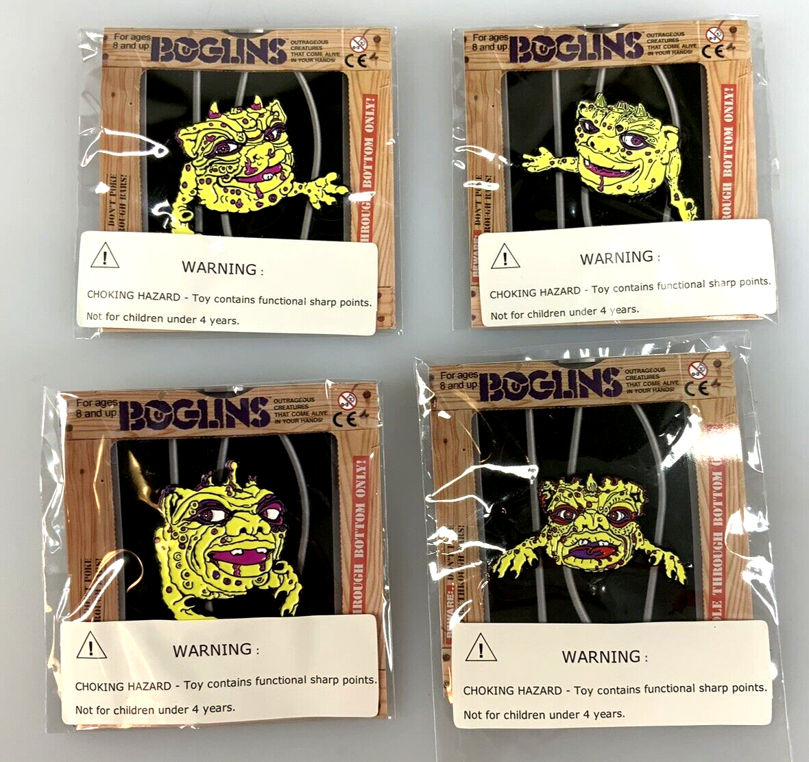 LIMITED EDITION Boglins ZOMBIE ZLOBB 8" Toy GLOWS Monster Puppet Box BONUS PIN