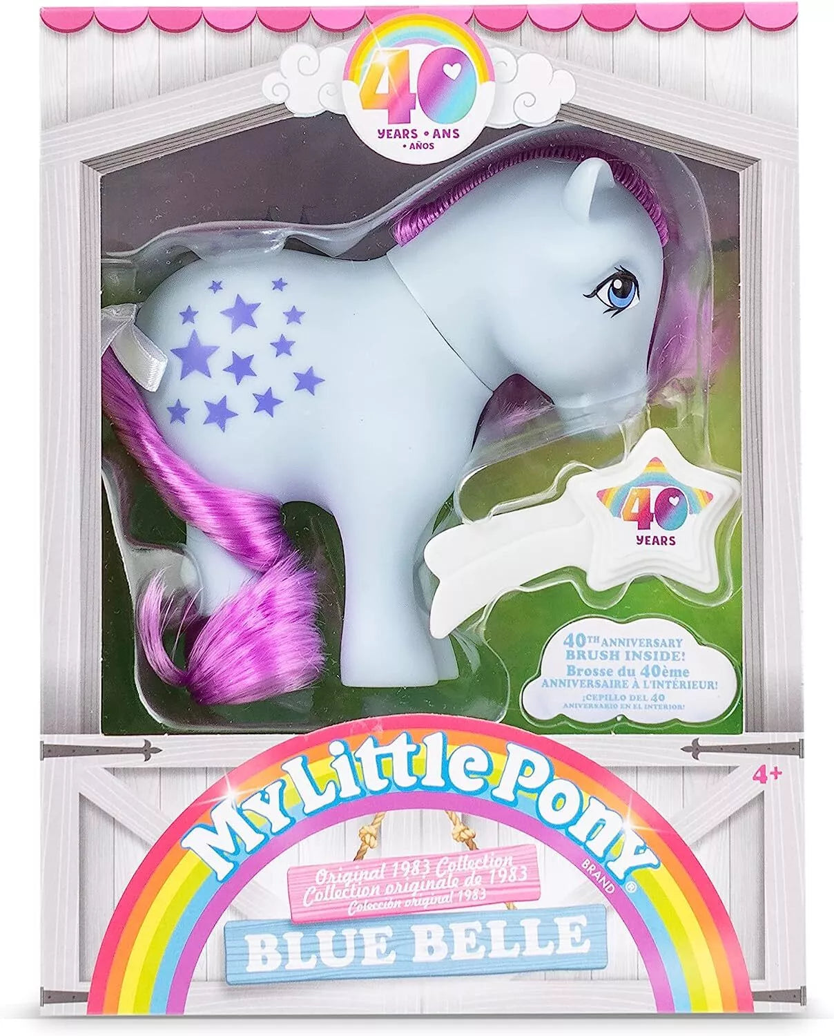 My Little Pony Rainbow 40th Anniversary 1980s~Blue Belle