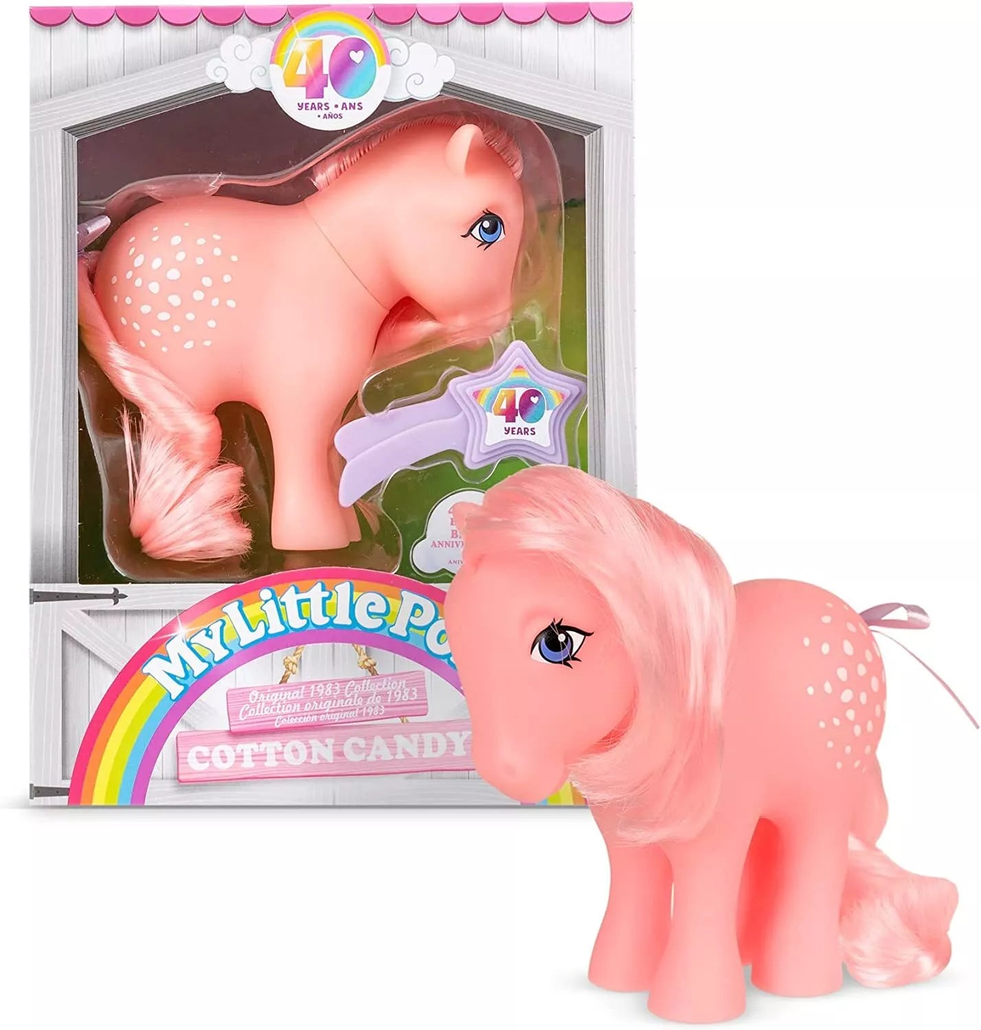 My Little Pony Rainbow 40th Anniversary 1980s~Cotton Candy