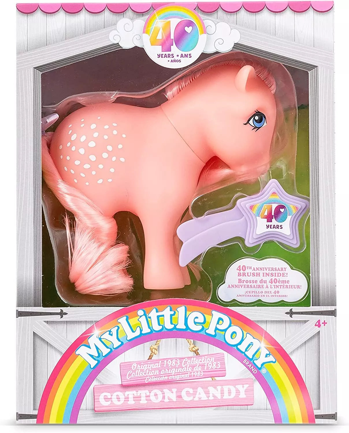 My Little Pony Rainbow 40th Anniversary 1980s~Cotton Candy