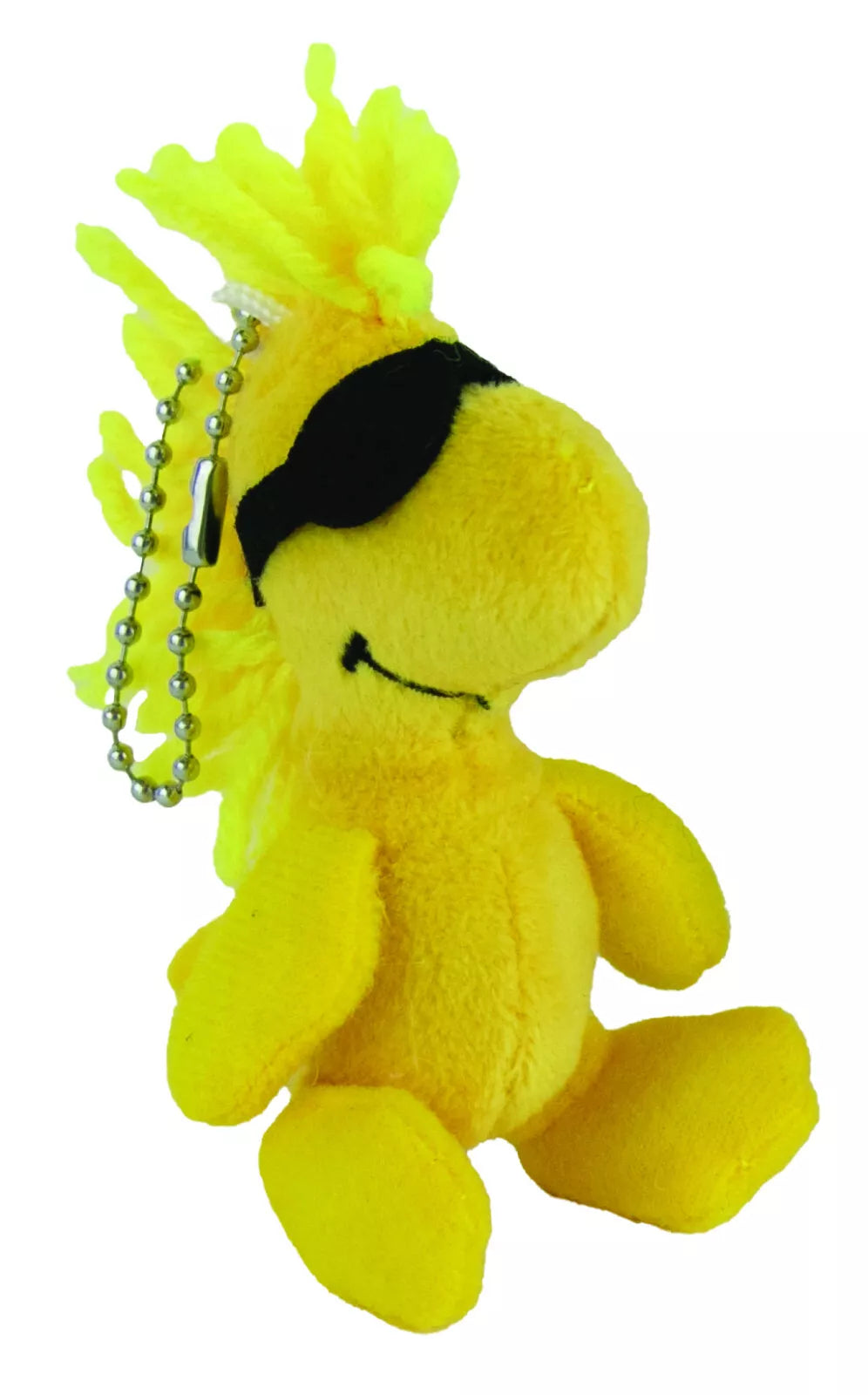 (Set of 2) World's Smallest PEANUTS SNOOPY & WOODSTOCK Plush Keychain Figures