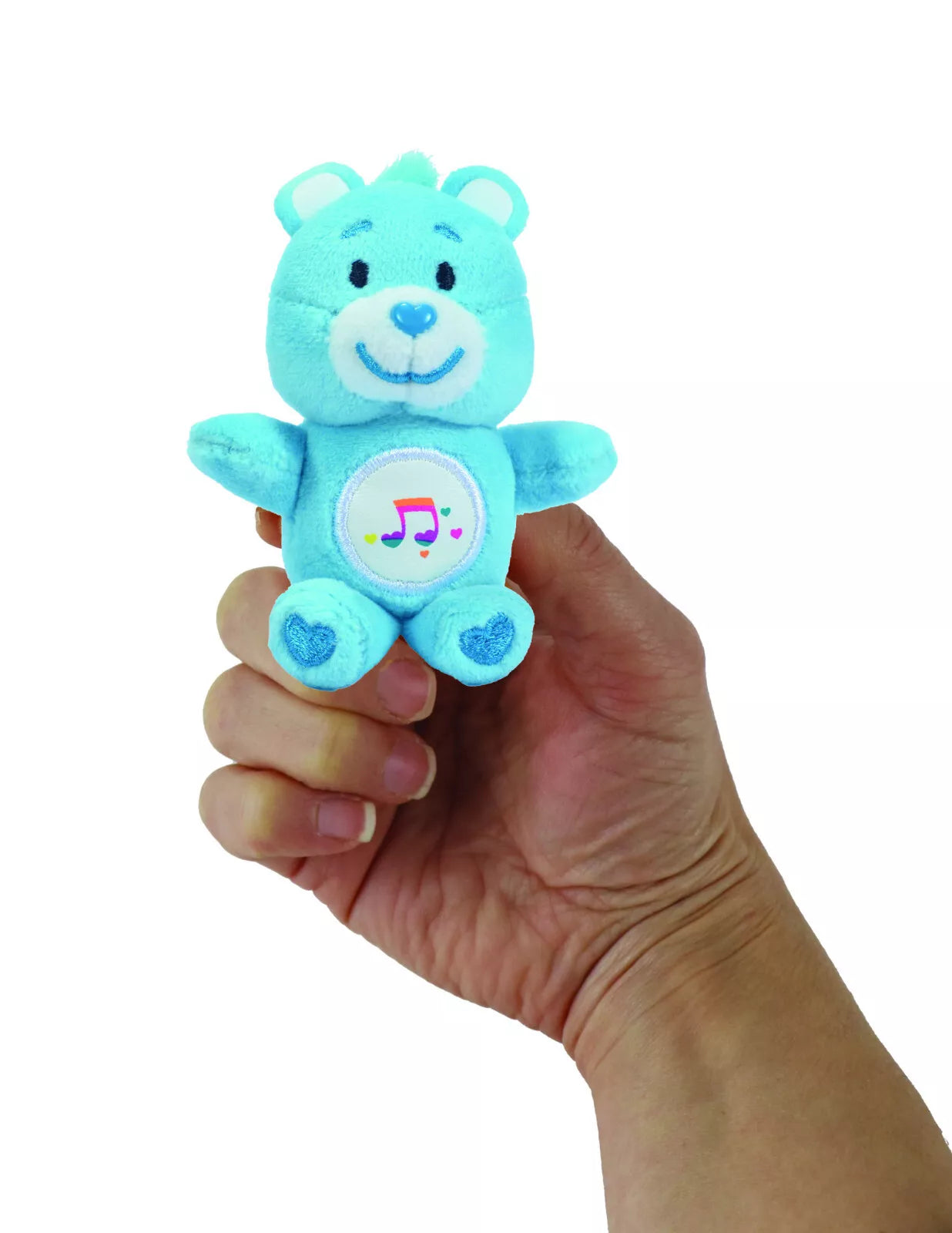 (4) World's Smallest CARE BEARS #6 Plush Birthday, Polite, Heartsong, Sweet Dreams
