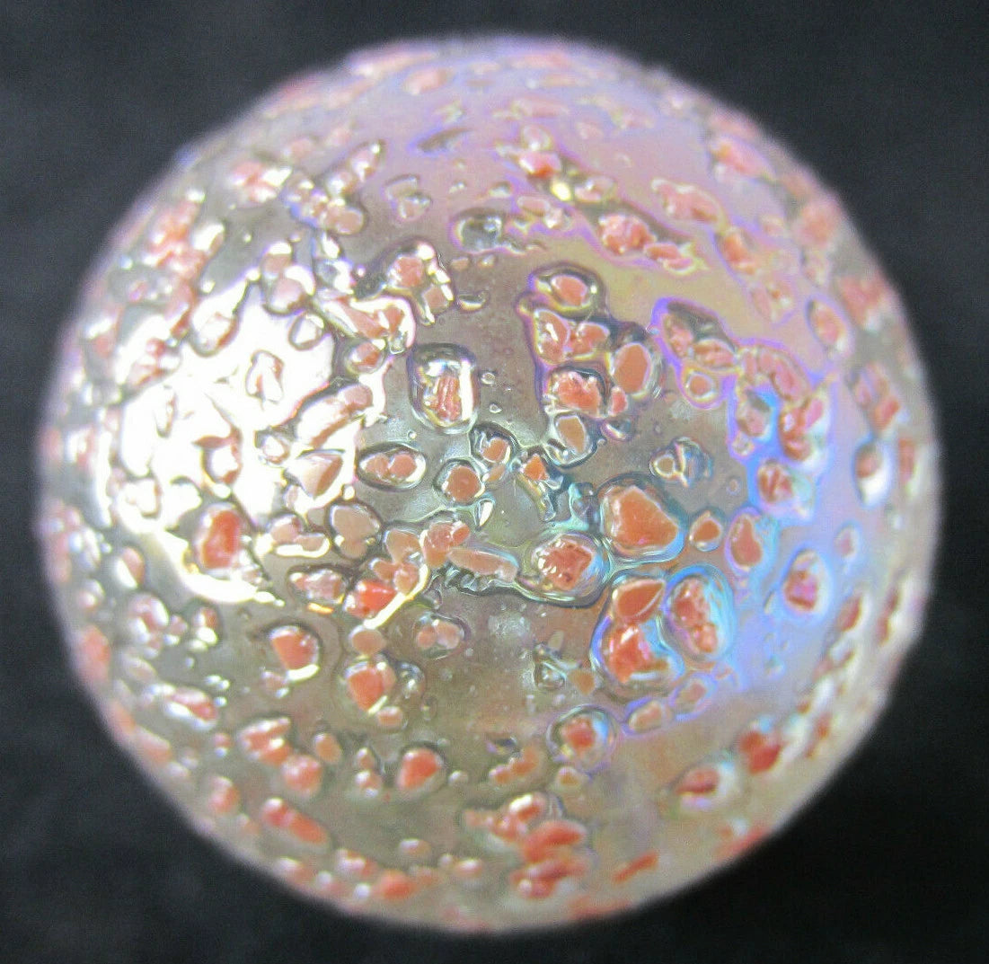 Toe Breaker 50mm (2") PRINCESS Pink Glitter Confetti Glass Marble