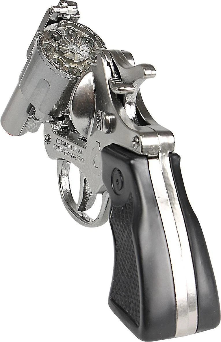 PIRATE DERRINGER Diecast Metal Cap Pistol Gun Capgun TOY Gonher Spain