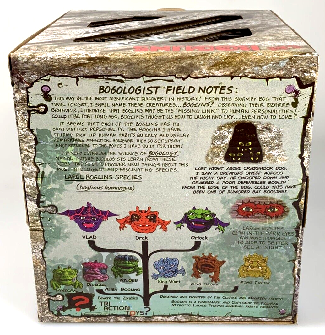 Bat Boglins DRAK 8" First Flight Toy Dracula Monster Puppet NIB Box BONUS PIN