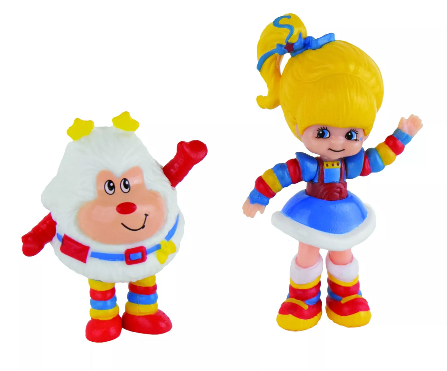 (Set of 2) World's Smallest Rainbow Brite & Twink Doll 2.5" Mini Figure Hallmark