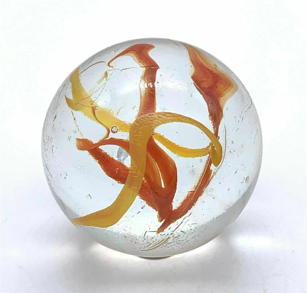 Toe Breaker 50mm (2") Red/Yellow FIESTA Glass Marble