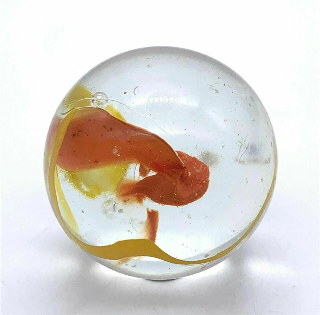 Toe Breaker 50mm (2") Red/Yellow FIESTA Glass Marble