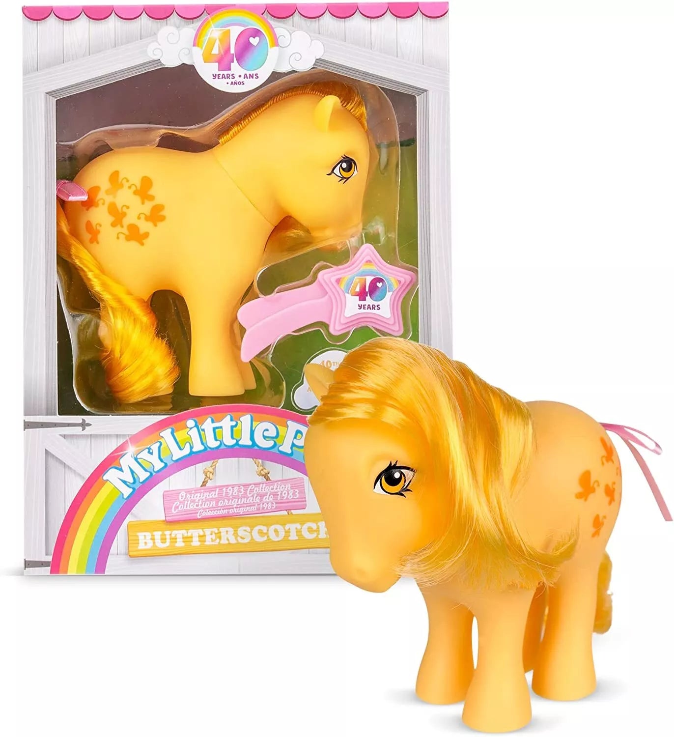 My Little Pony Rainbow 40th Anniversary 1980s~Butterscotch