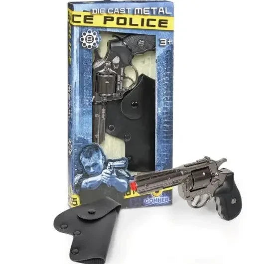 TOY Smith & Wesson 357 Diecast Metal Ring Cap Pistol Gun CAPGUN Spain