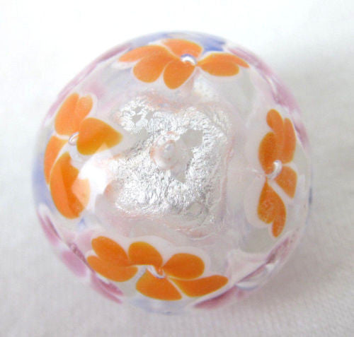 MORNING DEW Handmade Art Glass Collector Marble~22mm