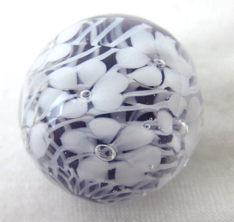 SWEET DITSY Handmade Art Glass Collector Marble~22mm