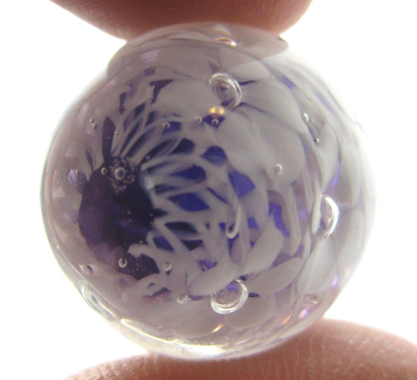 SWEET DITSY Handmade Art Glass Collector Marble~22mm