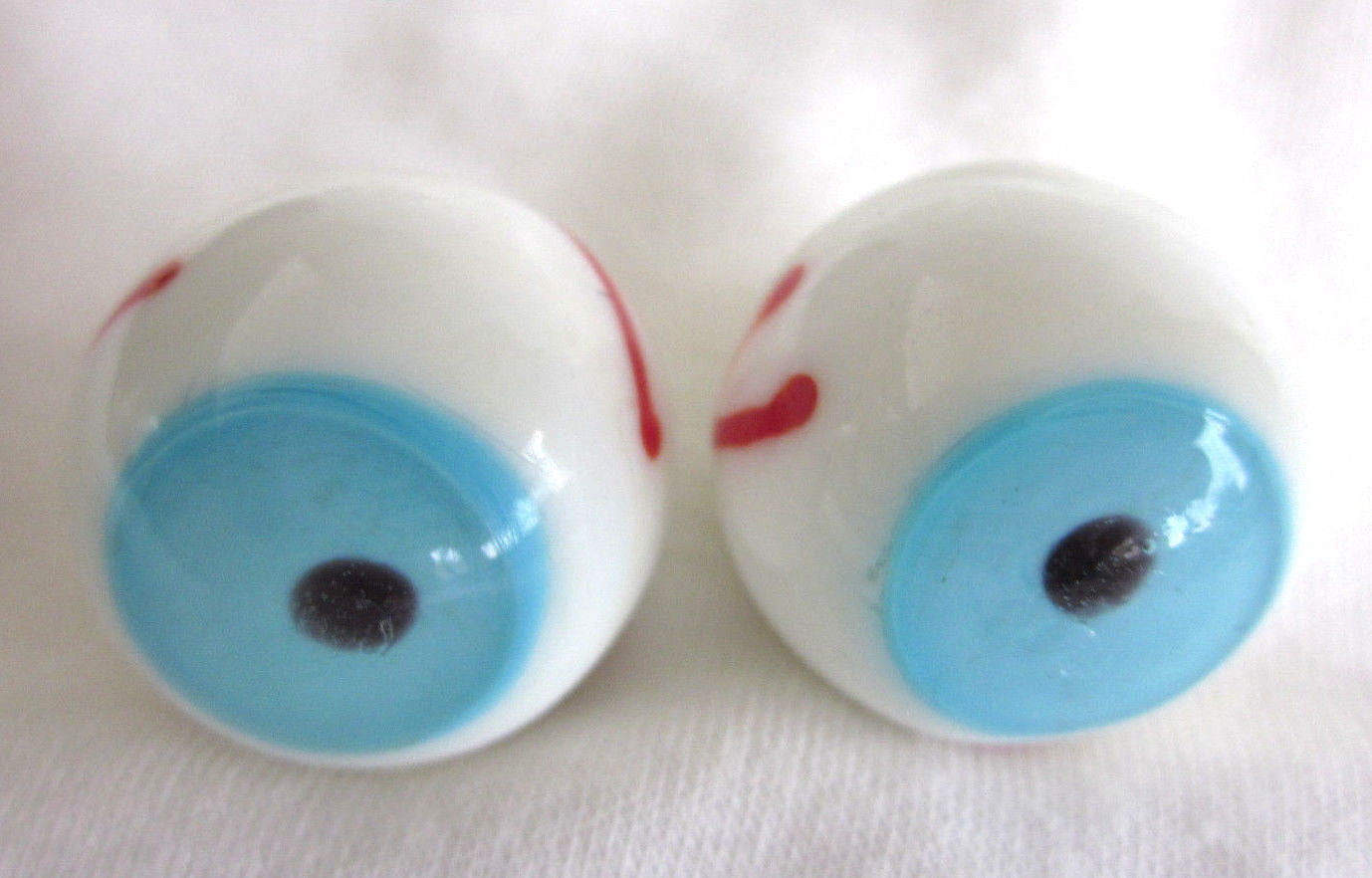 Big Game Toys 2pc Blue Eyeball Handmade Glass Marbles