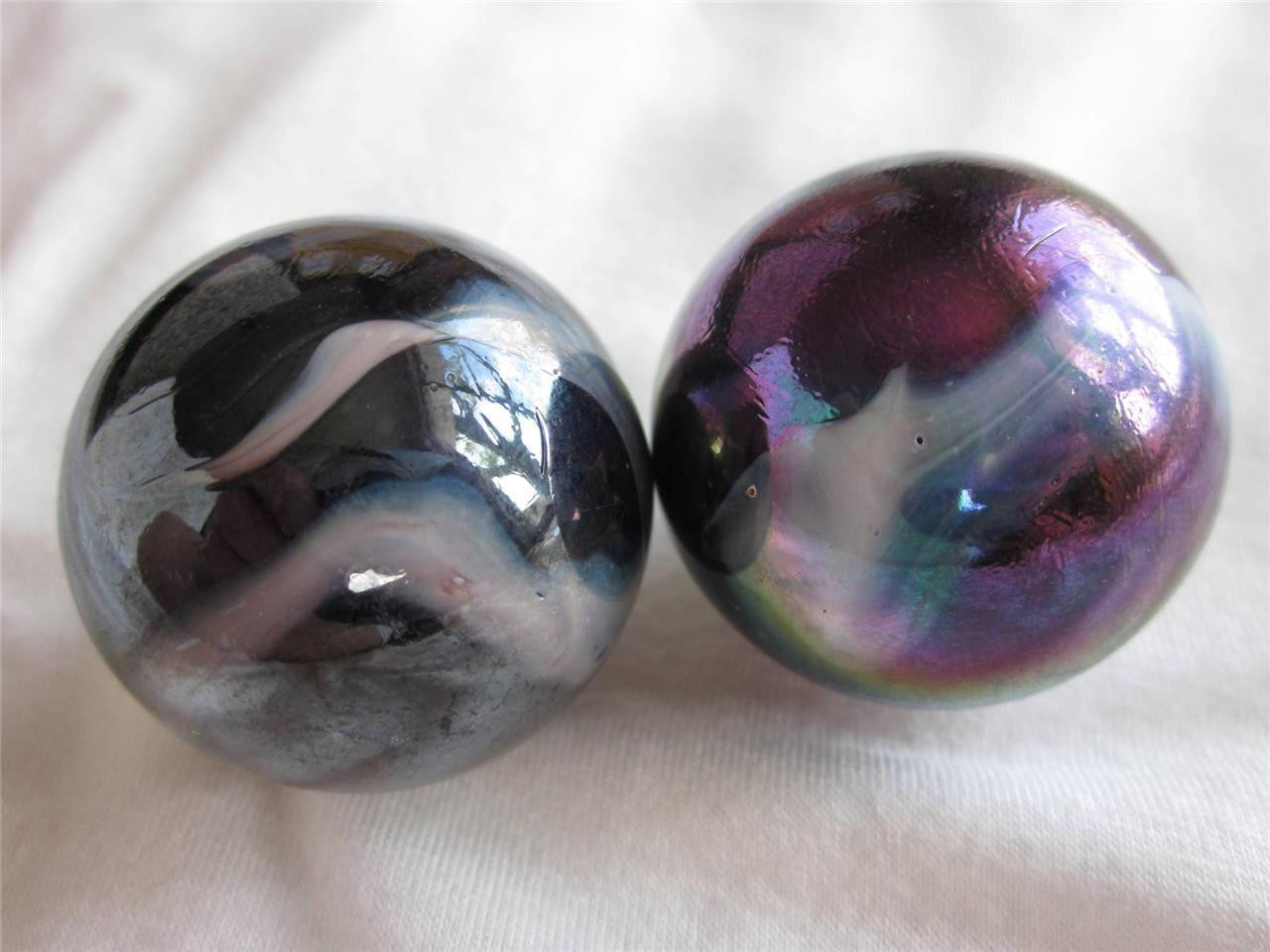 Big Game Toys 2pc Milky Way Glass Marbles