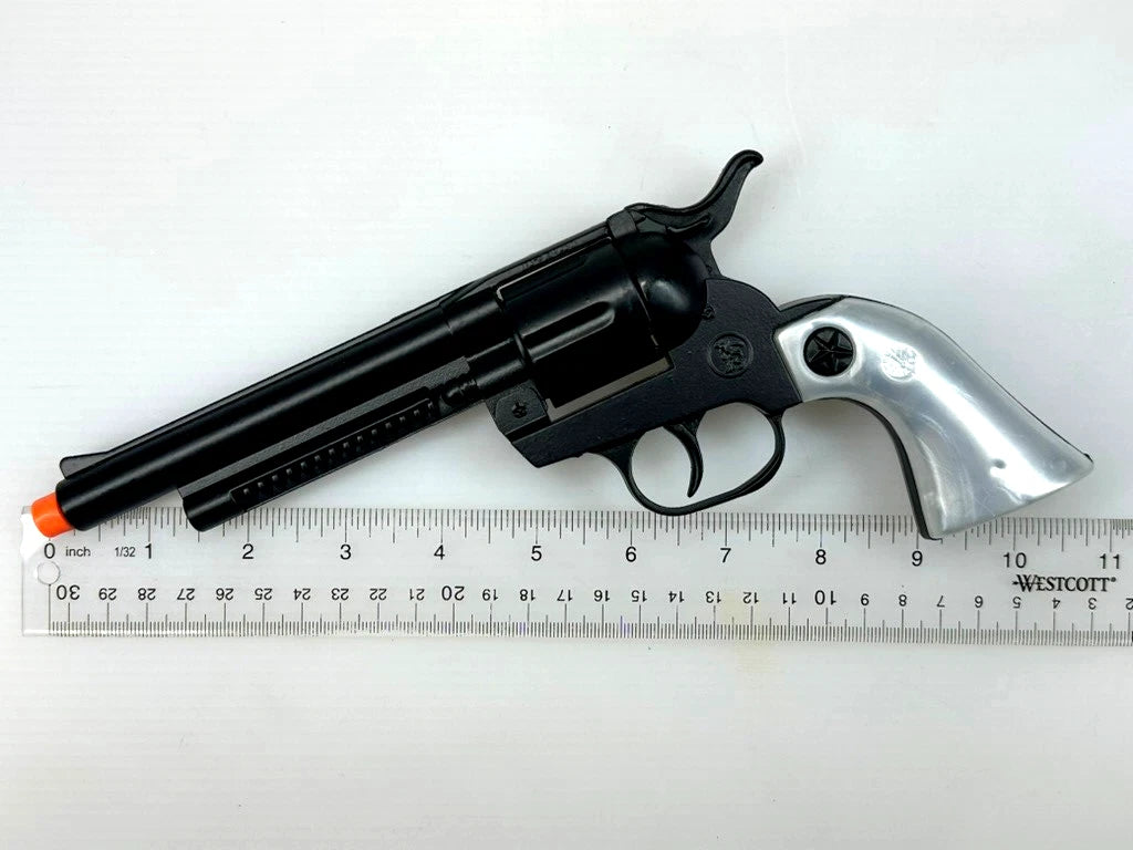 12 Shot PEACEMAKER Black-Pearl Grips Cap Gun Gonher Spain (121/6)