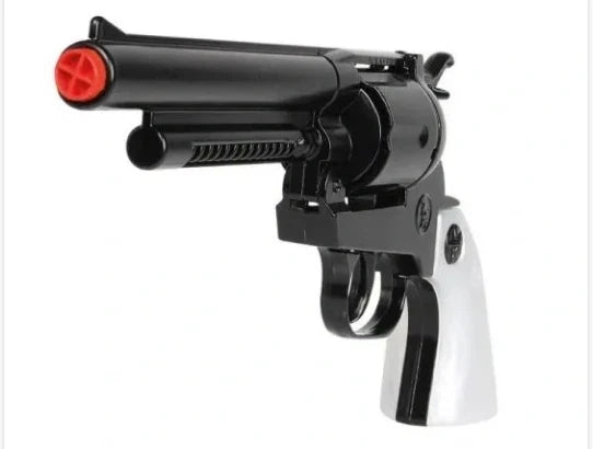 12 Shot PEACEMAKER Black-Pearl Grips Cap Gun Gonher Spain (121/6)