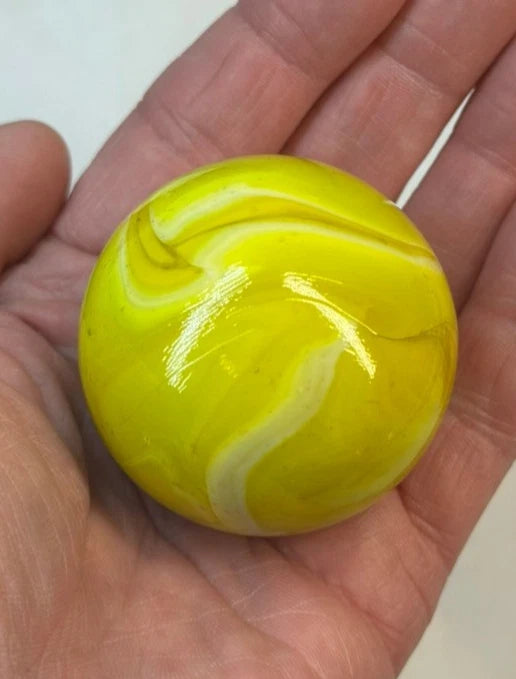 Toe Breaker 50mm (2") LEMON SORBET Glass Marble