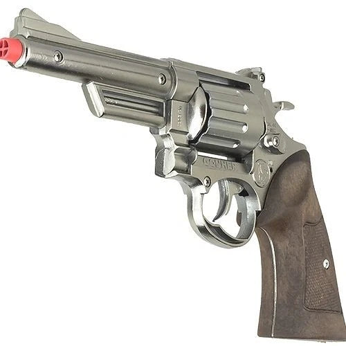 LARGE TOY S&W 66 K Diecast CAPGUN Magnum 357 Metal Ring Cap Pistol Gun Spain (6067/0)