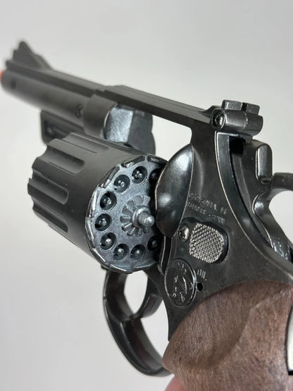 LARGE TOY S&W 66 K Diecast CAPGUN Magnum 357 Metal Ring Cap Pistol Gun Spain (6067/0)
