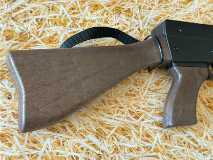 TOY Cap Gun AK-47 Russian Assault Rifle Kalashnikov AR Metal Gonher Spain Capgun