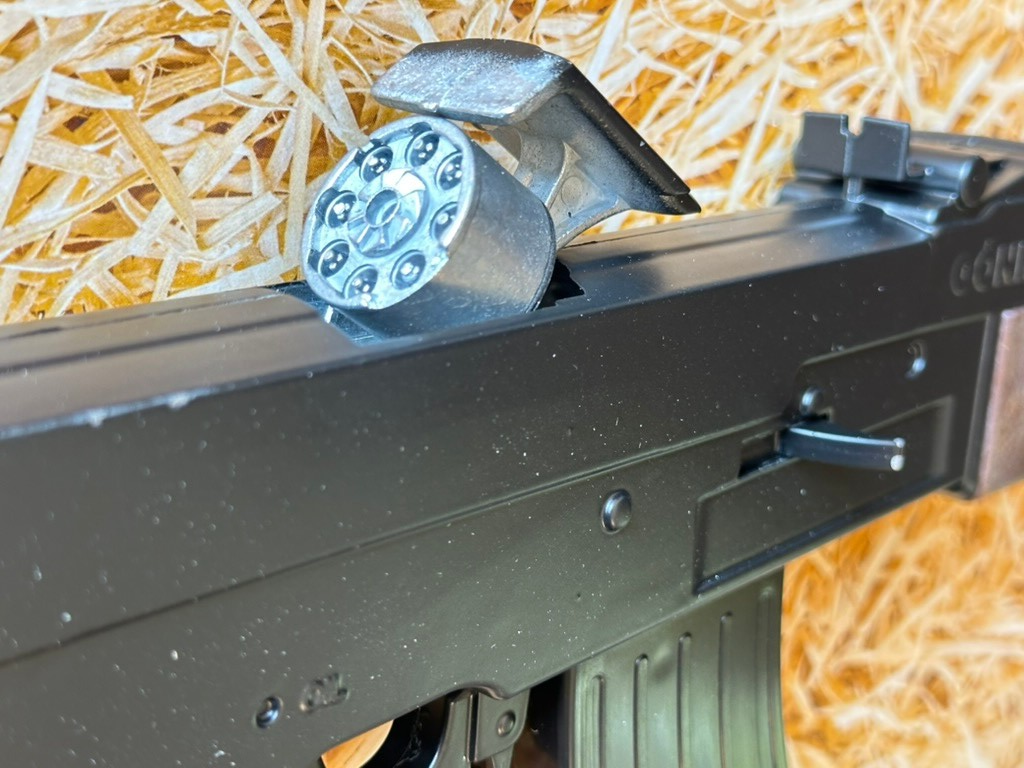 TOY Cap Gun AK-47 Russian Assault Rifle Kalashnikov AR Metal Gonher Spain Capgun