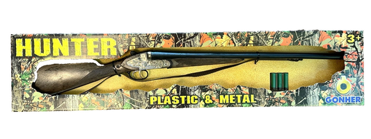 TOY Cap Gun DOUBLE BARREL Gonher Shotgun Shells Monte Carlo Capgun Side x Side