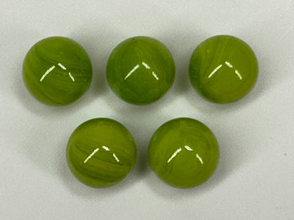 CUSTOM SET Glass Game Marbles 16mm LOT OF 5 (You Choose Color)