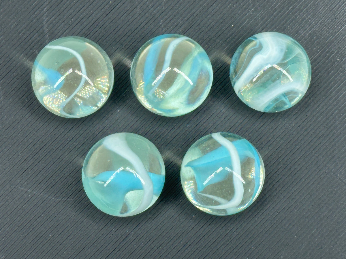 CUSTOM SET Glass Game Marbles 16mm LOT OF 5 (You Choose Color)