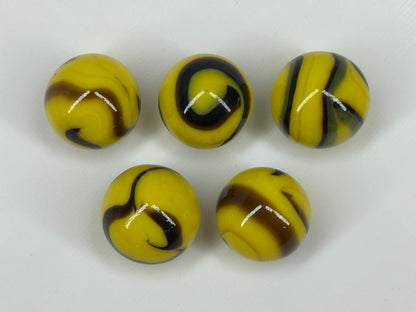 CUSTOM SET Glass Game Marbles 16mm LOT OF 5 (You Choose Color)