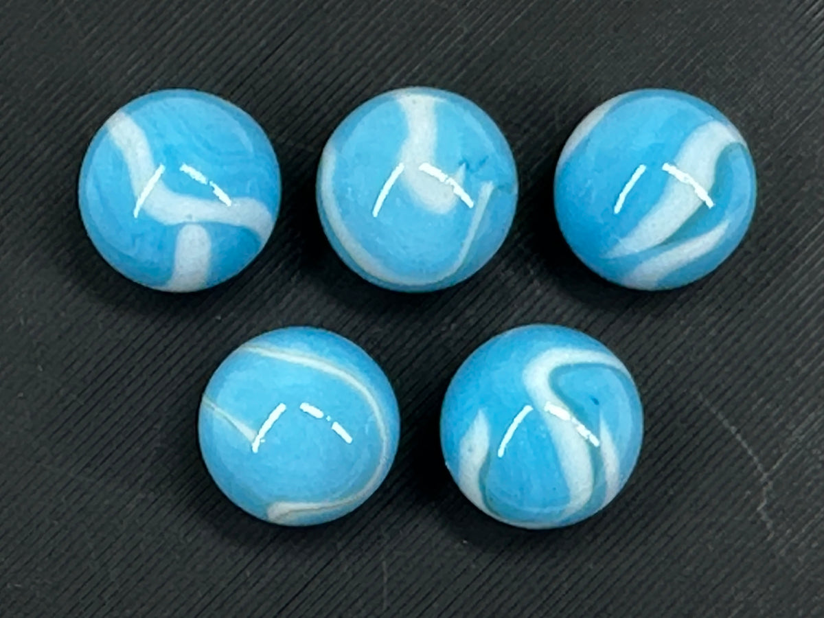 CUSTOM SET Glass Game Marbles 16mm LOT OF 5 (You Choose Color)