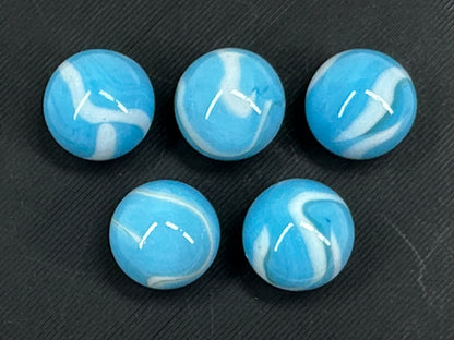 CUSTOM SET Glass Game Marbles 16mm LOT OF 5 (You Choose Color)