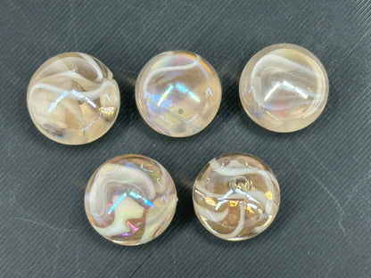 CUSTOM SET Glass Game Marbles 16mm LOT OF 5 (You Choose Color)