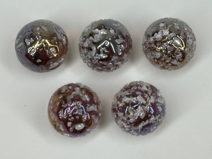 CUSTOM SET Glass Game Marbles 16mm LOT OF 5 (You Choose Color)