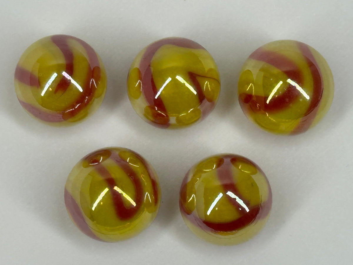 CUSTOM SET Glass Game Marbles 16mm LOT OF 5 (You Choose Color)