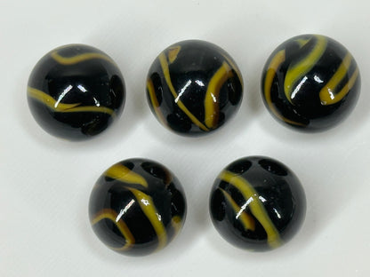 CUSTOM SET Glass Game Marbles 16mm LOT OF 5 (You Choose Color)
