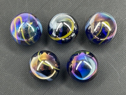 CUSTOM SET Glass Game Marbles 16mm LOT OF 5 (You Choose Color)