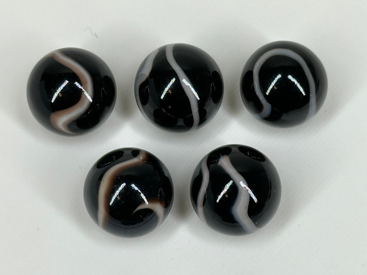 CUSTOM SET Glass Game Marbles 16mm LOT OF 5 (You Choose Color)