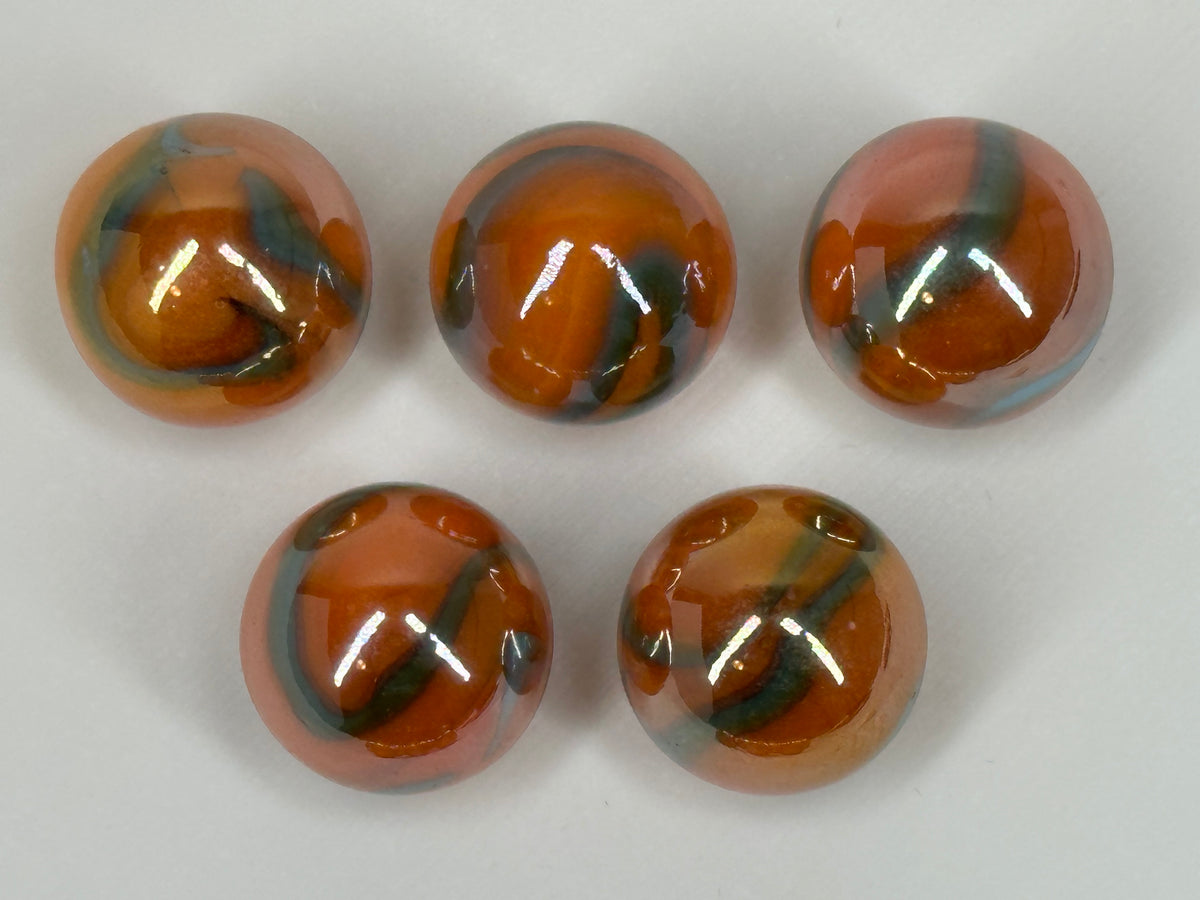 CUSTOM SET Glass Game Marbles 16mm LOT OF 5 (You Choose Color)