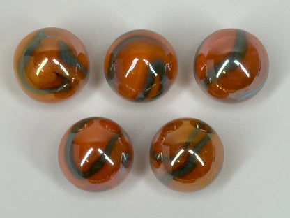CUSTOM SET Glass Game Marbles 16mm LOT OF 5 (You Choose Color)