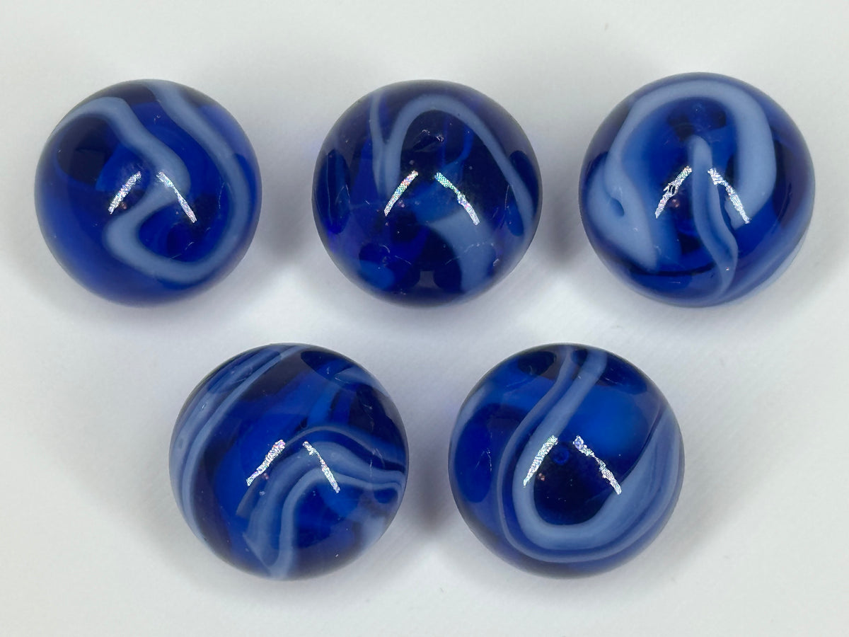 CUSTOM SET Glass Game Marbles 16mm LOT OF 5 (You Choose Color)