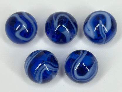 CUSTOM SET Glass Game Marbles 16mm LOT OF 5 (You Choose Color)